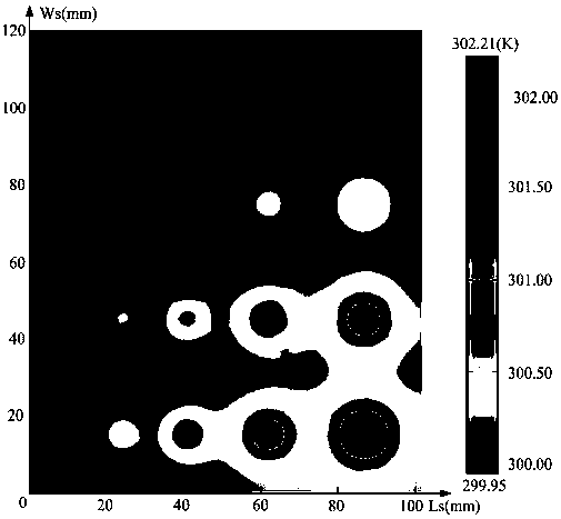 Infrared thermal wave destructive interference detecting device and method for fiber metal laminate defect using linear frequency modulation pulse coherent laser excitation