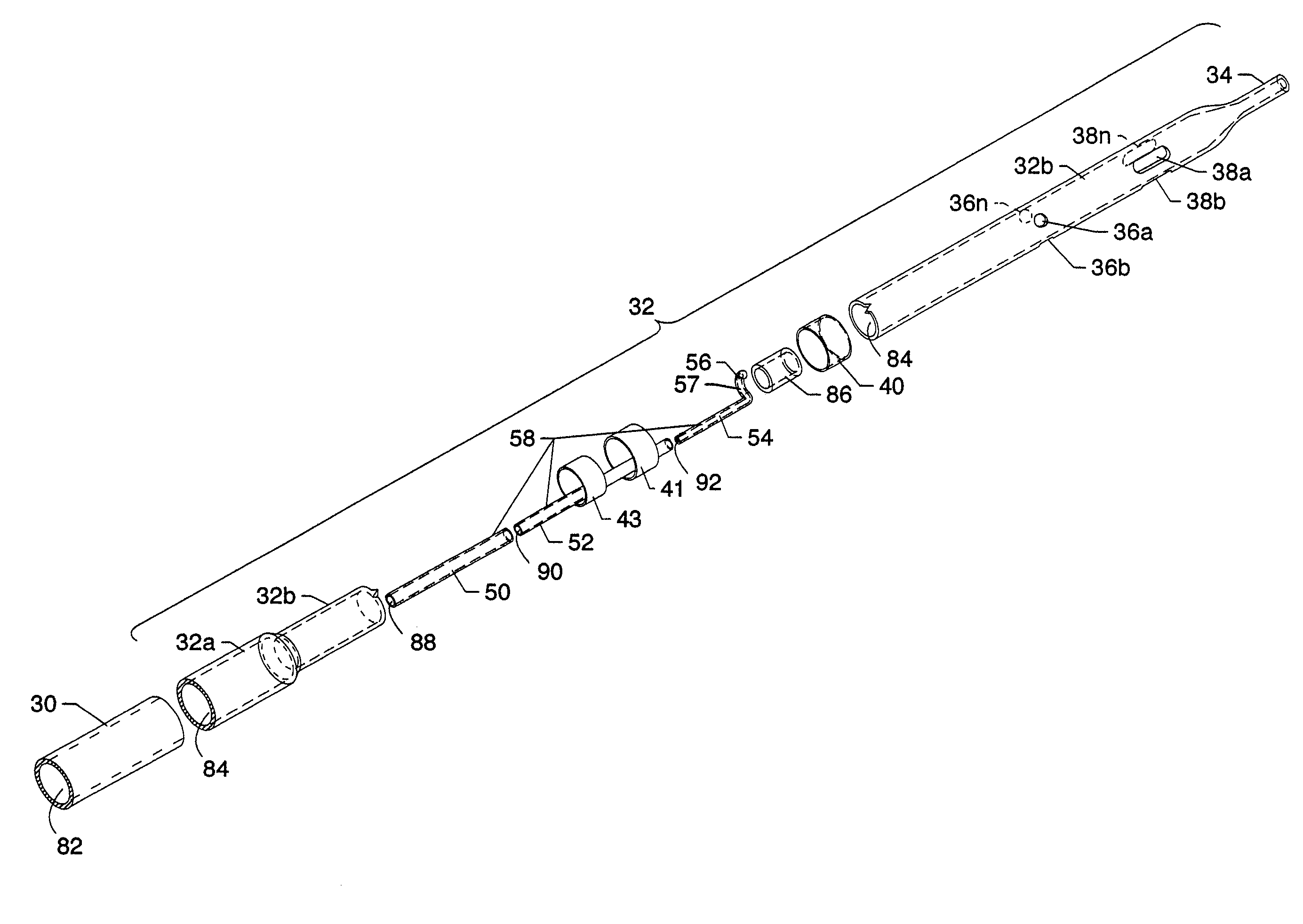 Method of manufacturing a miniature flexible thrombectomy catheter