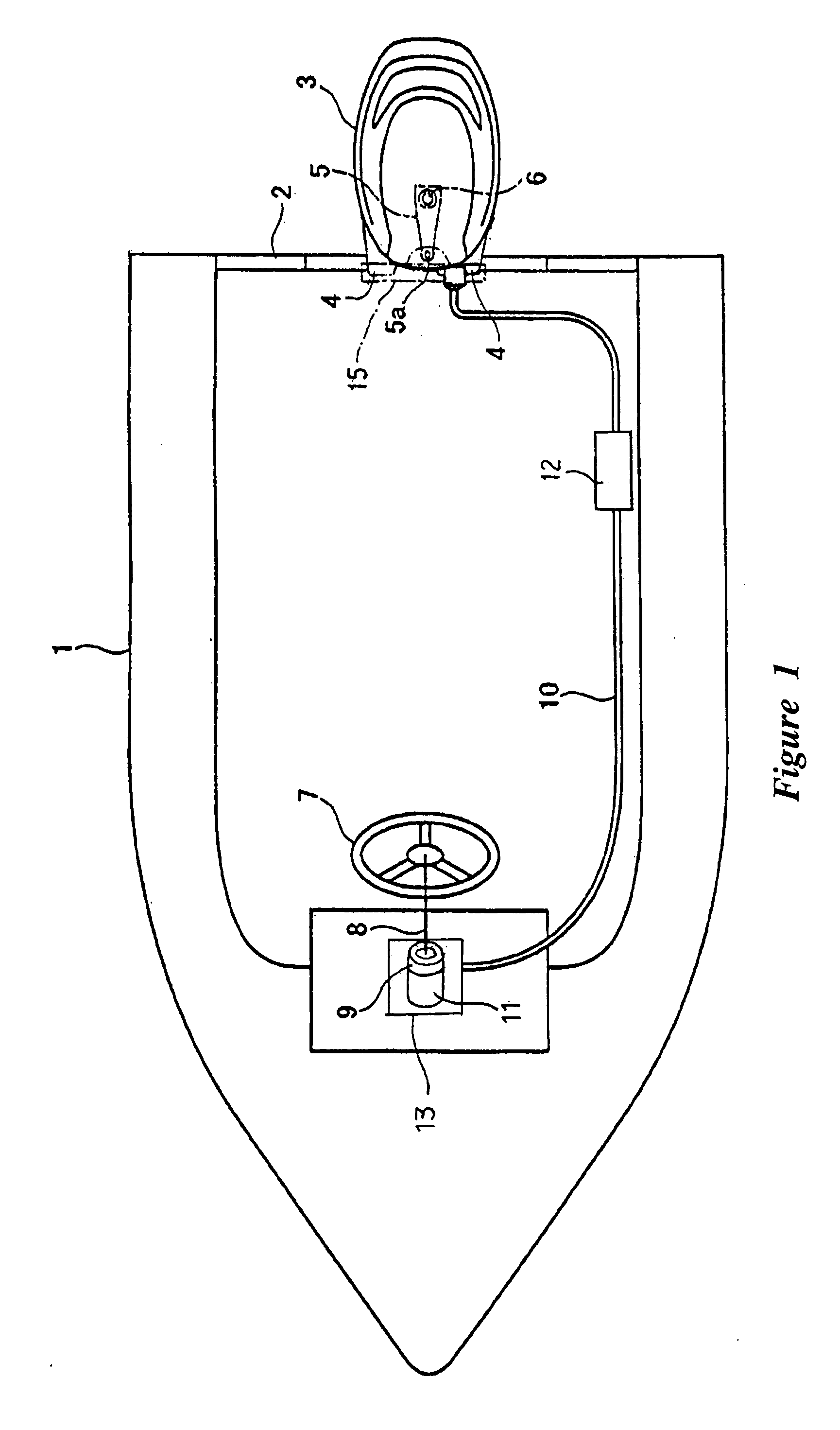 Steering assist system for boat