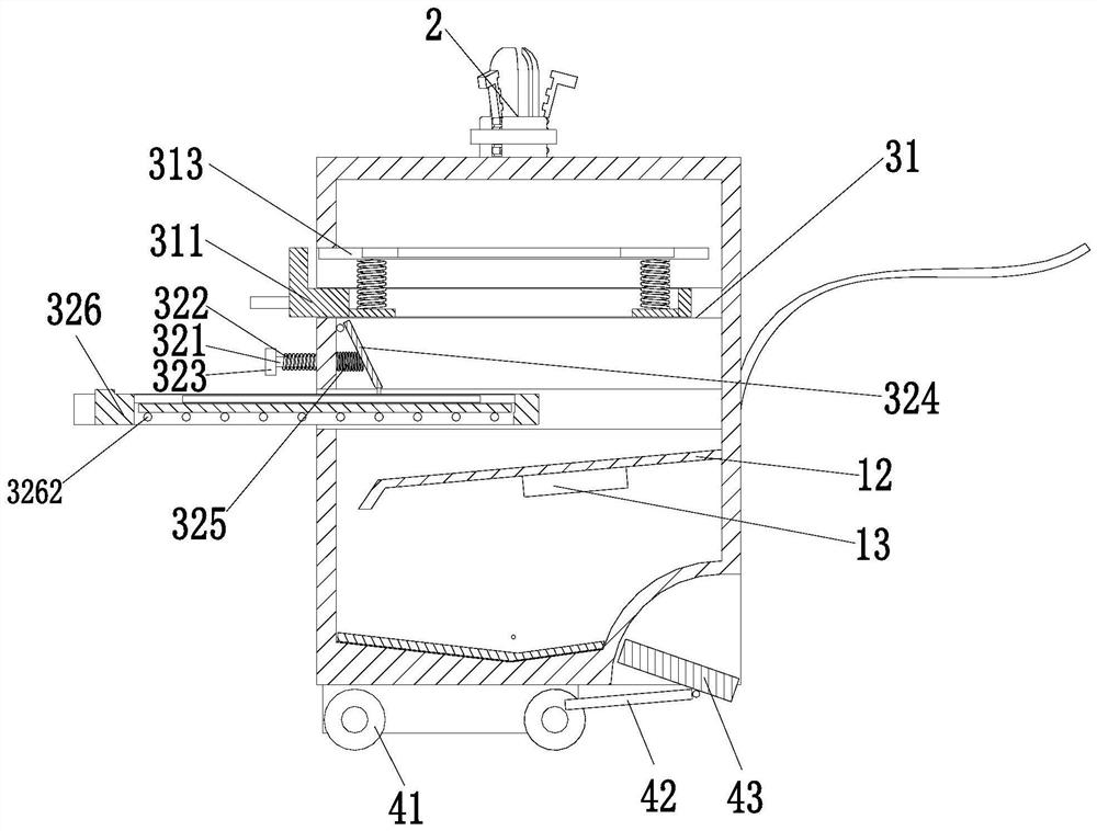 A preflush physiological saline collection and treatment device