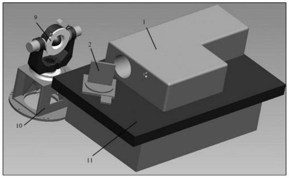 Laser Infrared Visible Light Three-mode Composite Target Simulator