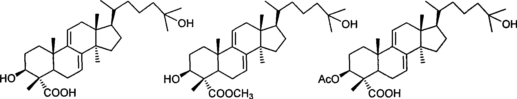 Lanoline alkane type triterpenoid sexangulic acid, derivative thereof and preparation and use thereof