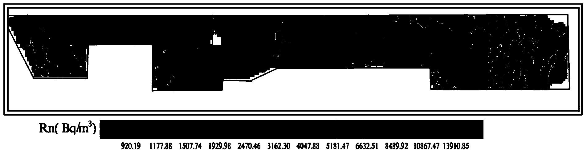 Adjustment method of sub-segment background difference of geophysical and geochemical exploration data