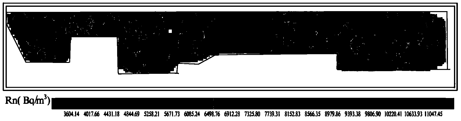 Adjustment method of sub-segment background difference of geophysical and geochemical exploration data