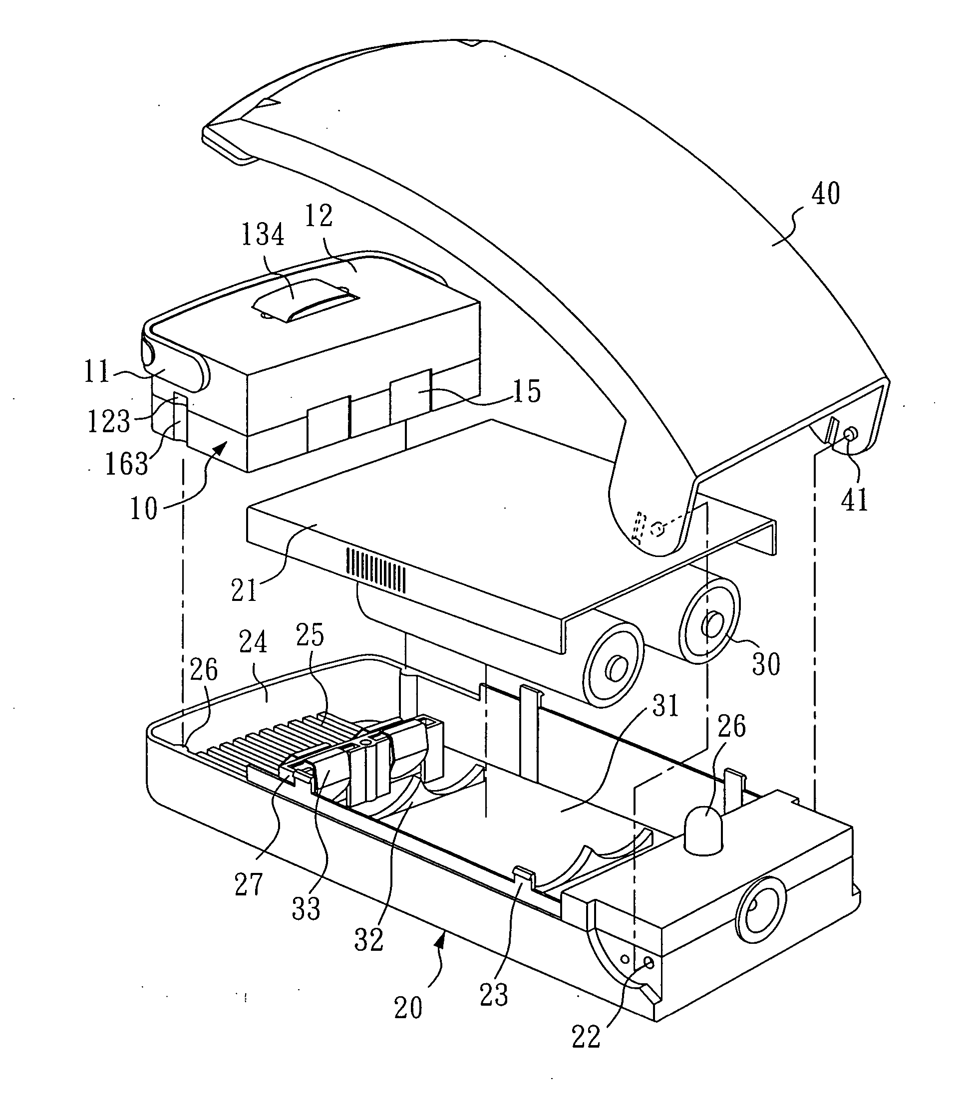 Hand-held electric sealer having a detachable electric sealing module