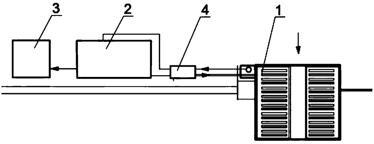 A water-saving tire washing equipment system for a building construction site