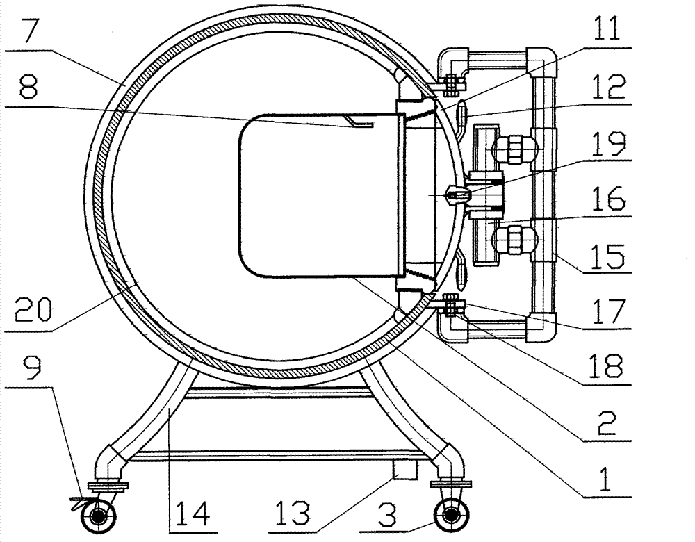 Multifunctional anti-poison and anti-explosion equipment, quick cover opening and closing method, explosion weakening method, anti-explosion method and radiation protection method of equipment