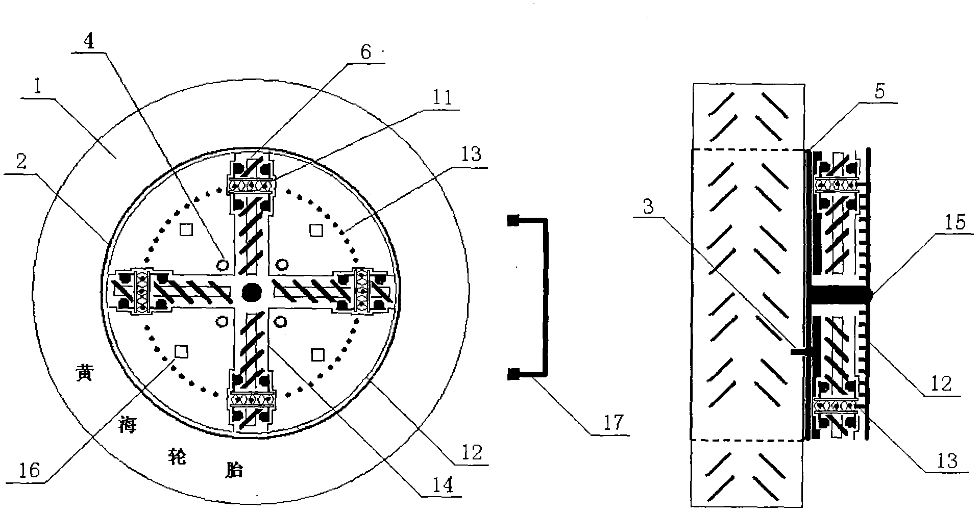 Method for preventing abnormal skidding of wheeled vehicle and emergency device