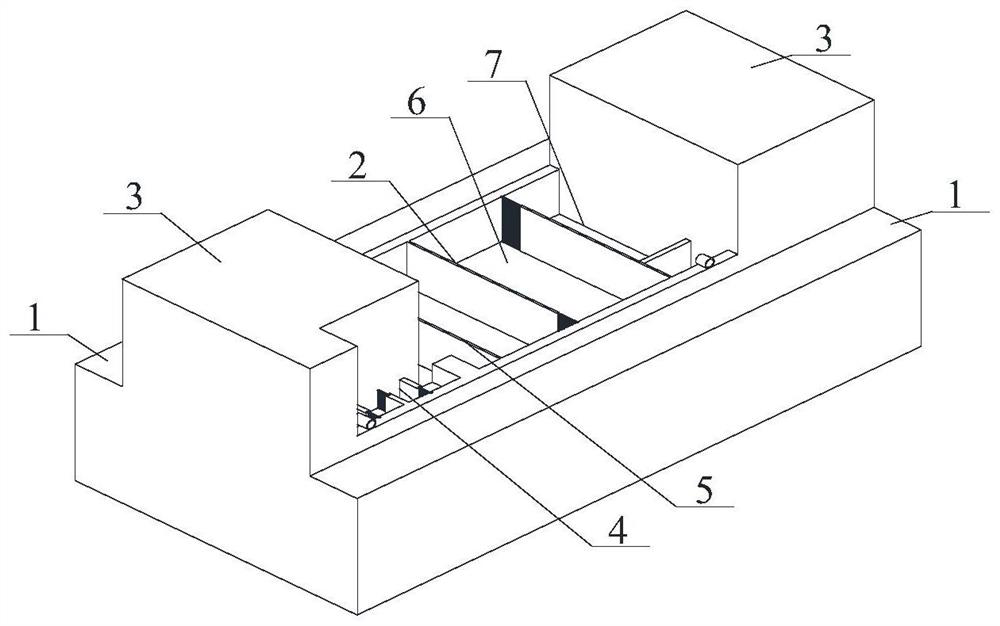 Connection roadway type underground transfer sewage treatment system and construction method thereof