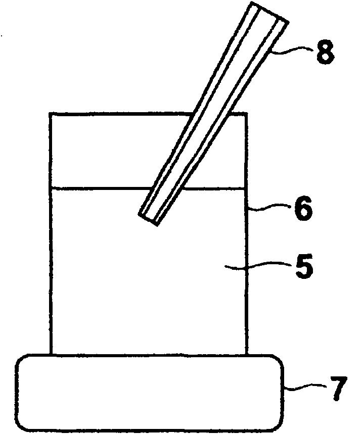 Detecting method and dielectric particle containing magnetic material employed in the detecting method