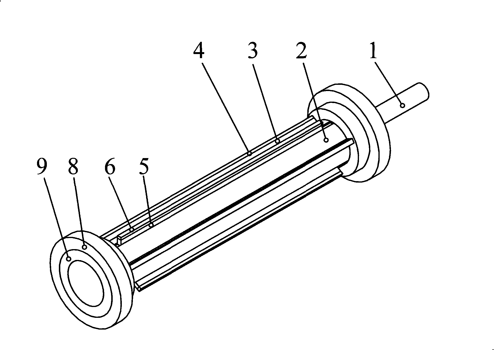 Rotary cylindrical magnetron sputtering target