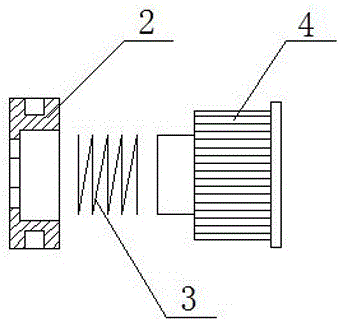 Nail-hole anti-theft lockset and matched key