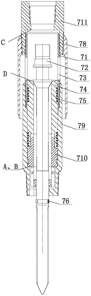 Lifting device for petroleum production vane pump of petroleum well