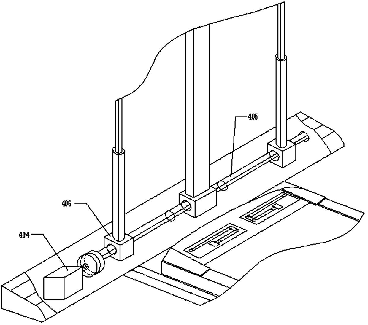 Novel treadmill capable of relieving leg muscle fatigue