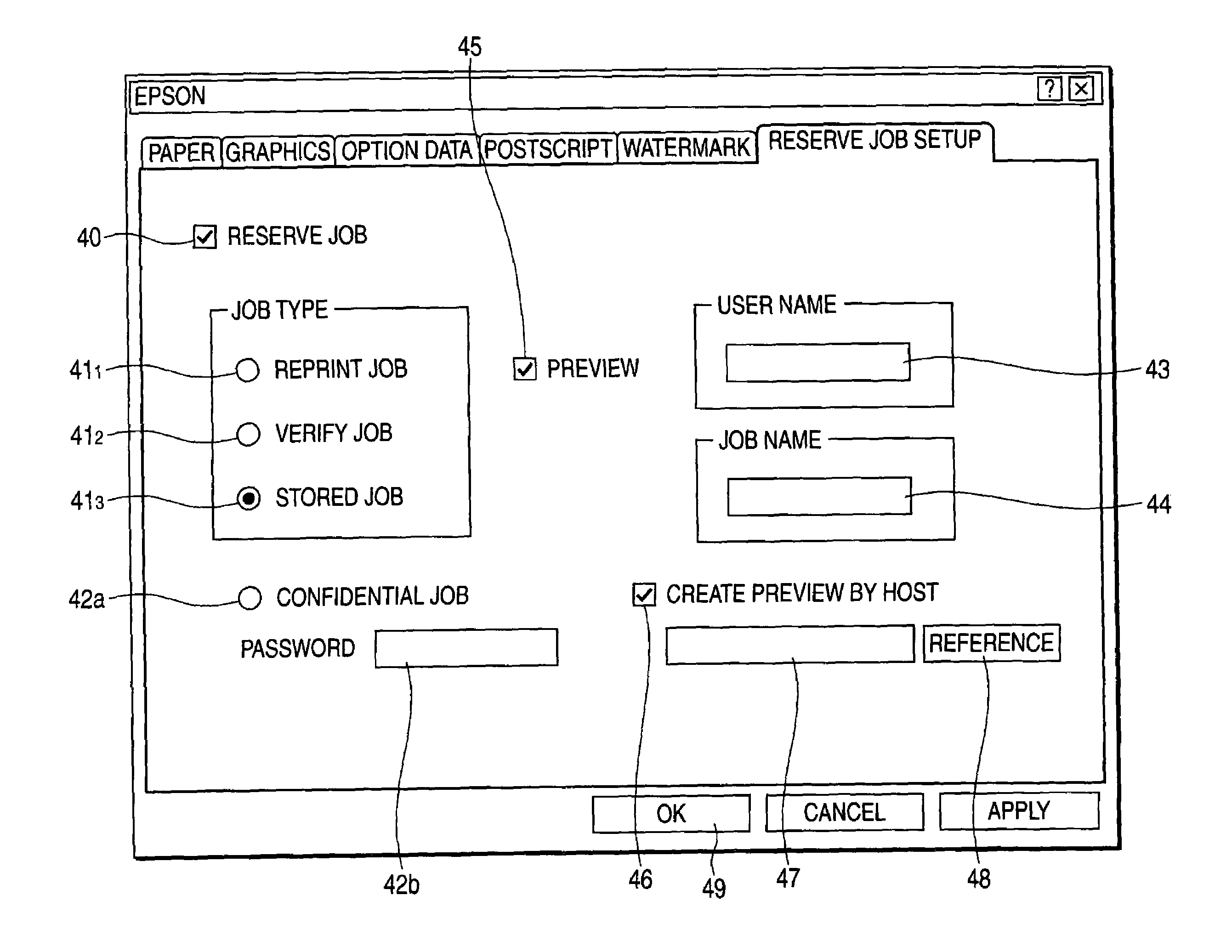 Printing system, printing apparatus and printing apparatus control program