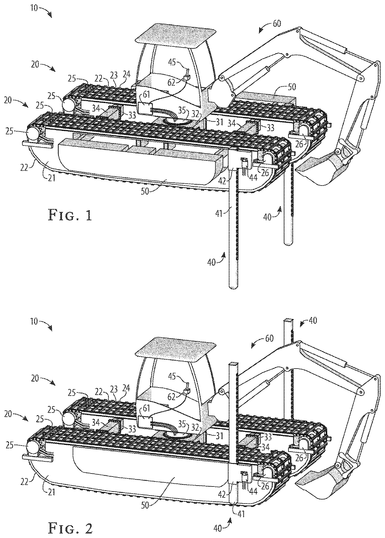 Amphibious platform vehicle-vessel