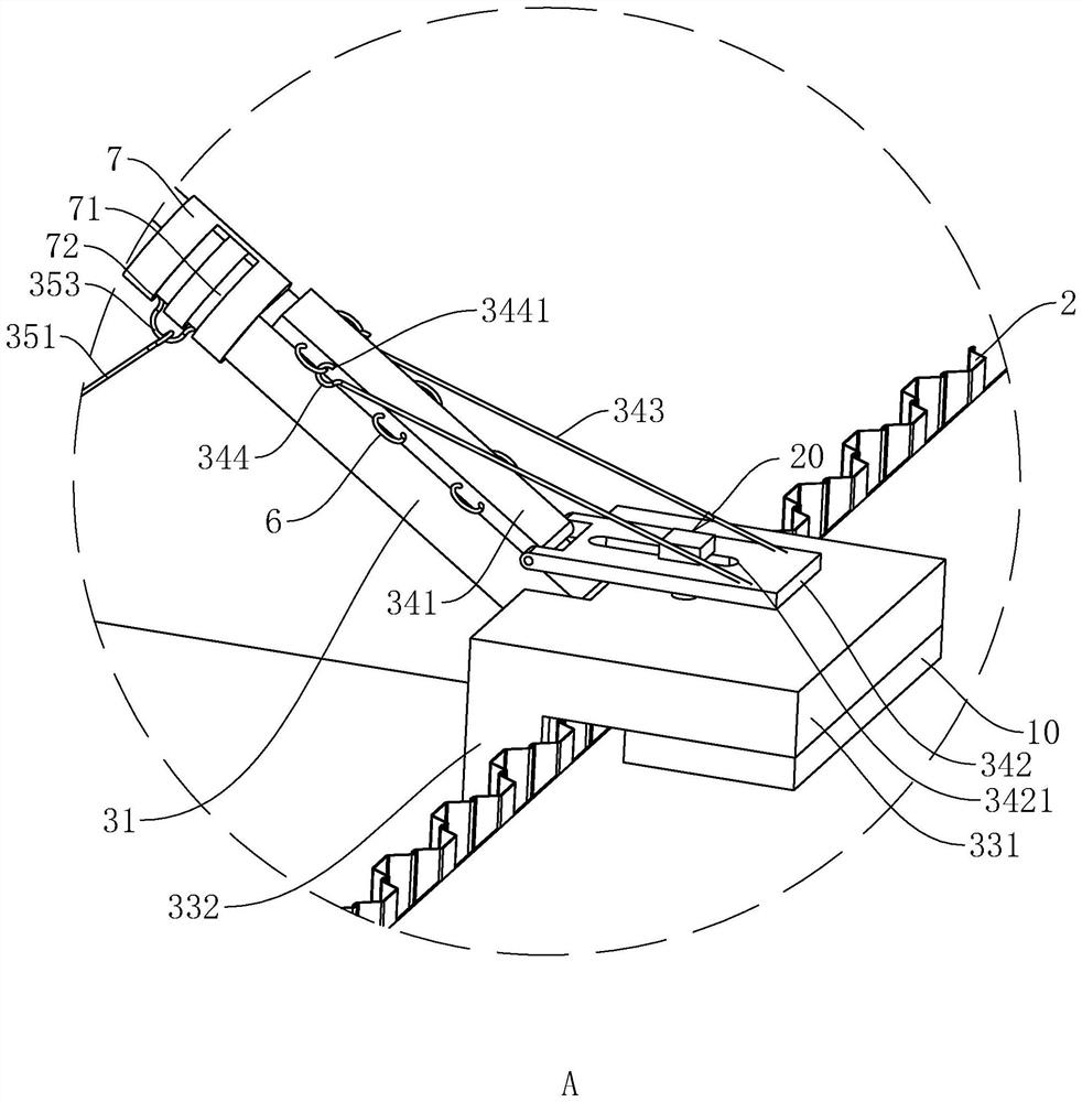 The support structure and construction method of foundation pit of comprehensive pipe gallery