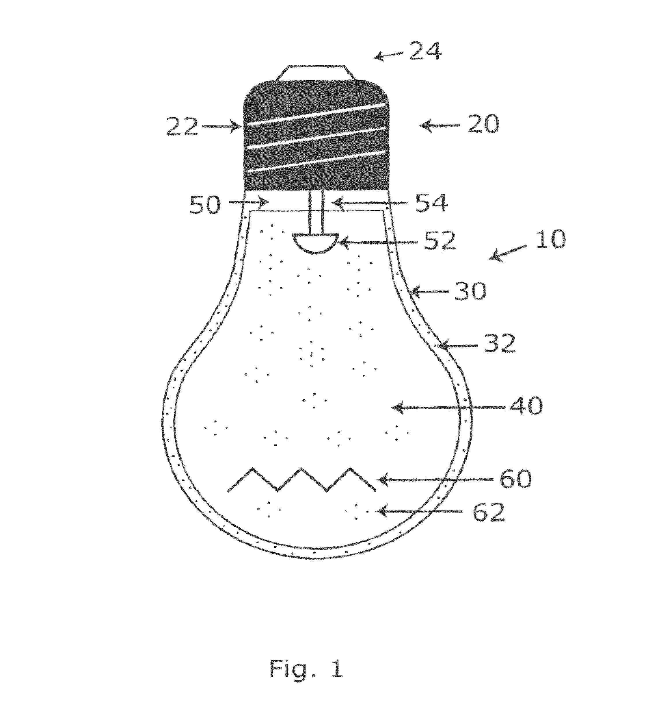 Plastic LED bulb