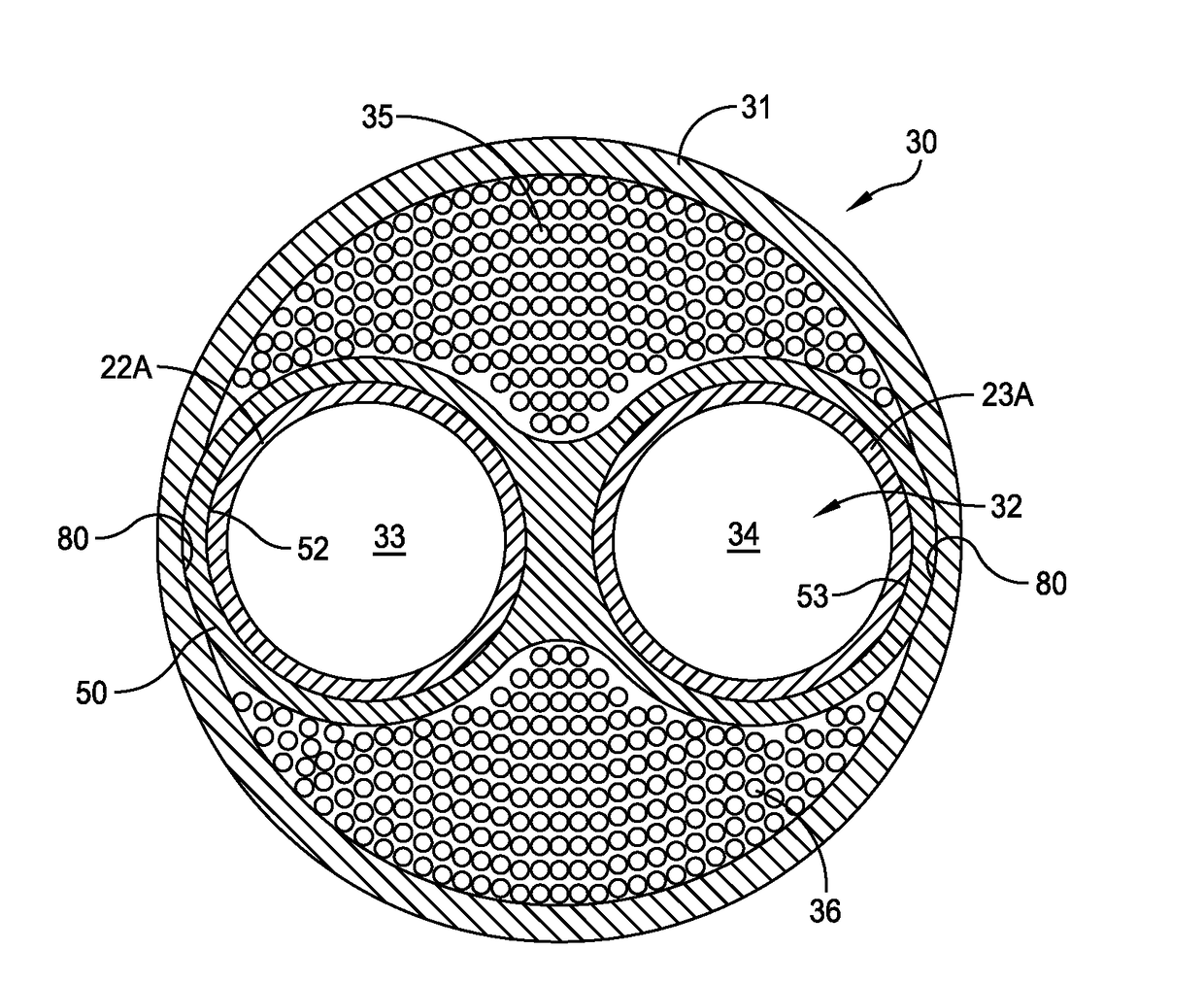 Maximizing illumination fiber in an endoscope