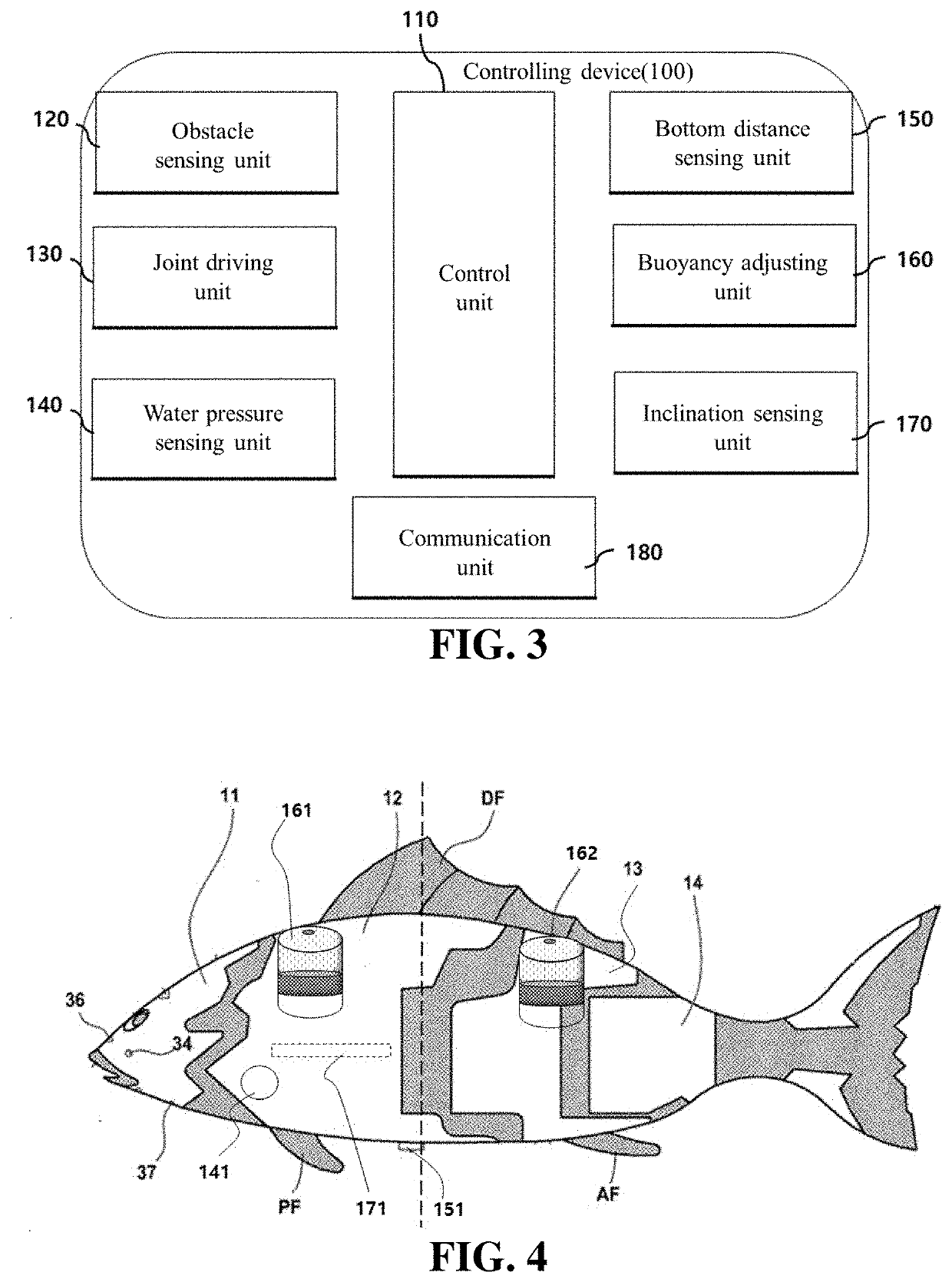 Control Apparatus and Method for Swimming of Robot Fish