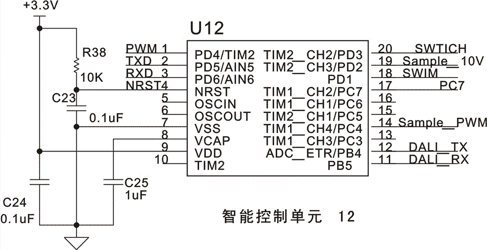 Method and device for remote comprehensive illumination control over LED lamp