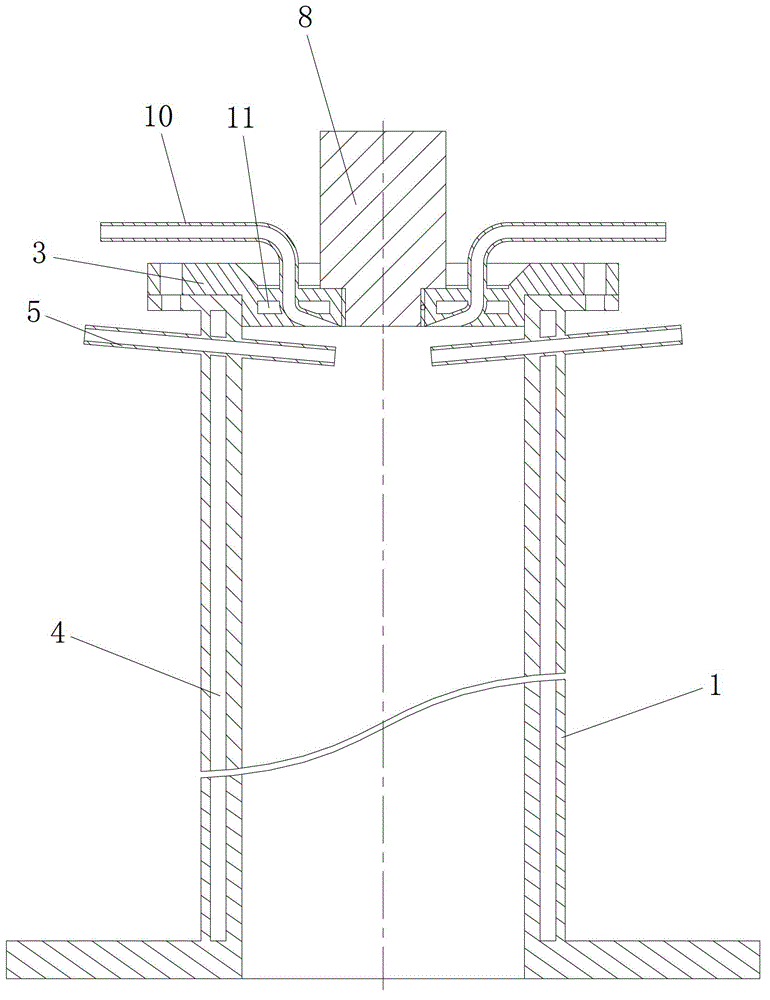 Equipment of restraining spheroidized molybdenum powder of direct current plasma temperature field and method