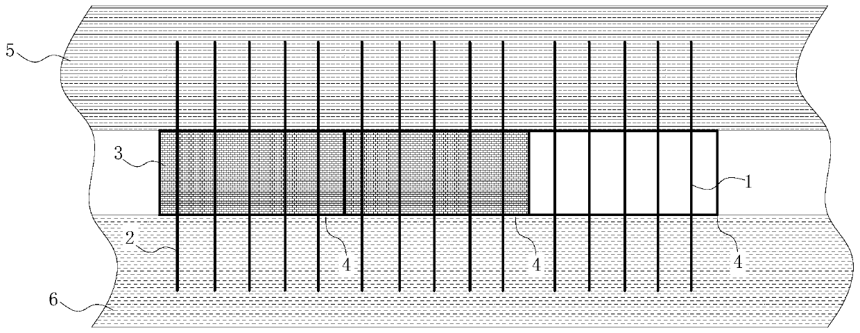 Studding-free method of maintaining stability of filled mat of downward single access