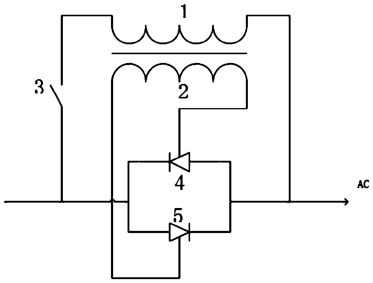 Power electronic high-voltage AC breaker