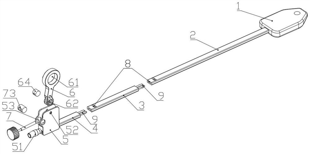 Surgical instrument for establishing posterior sternum space