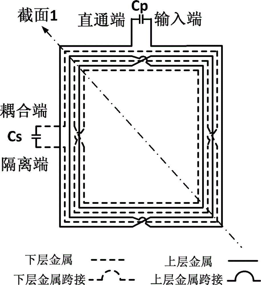 An Integrated Directional Coupler Based on Standard CMOS Technology