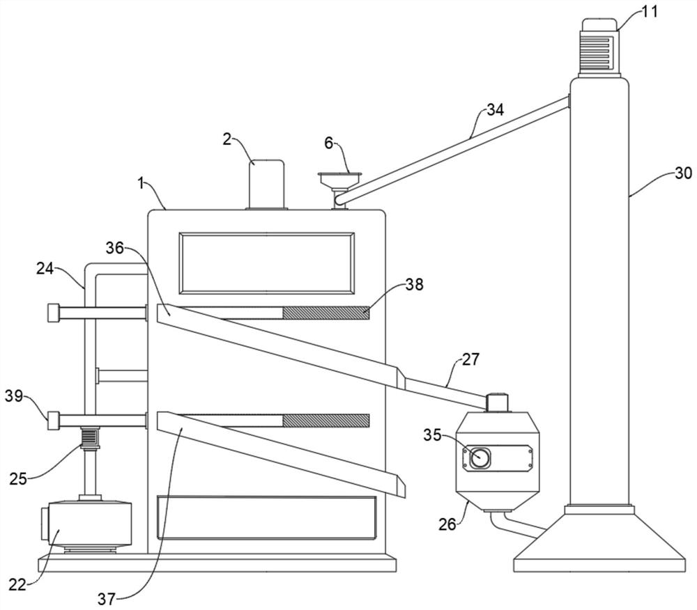 Particle screening device for pig feed production and working method thereof