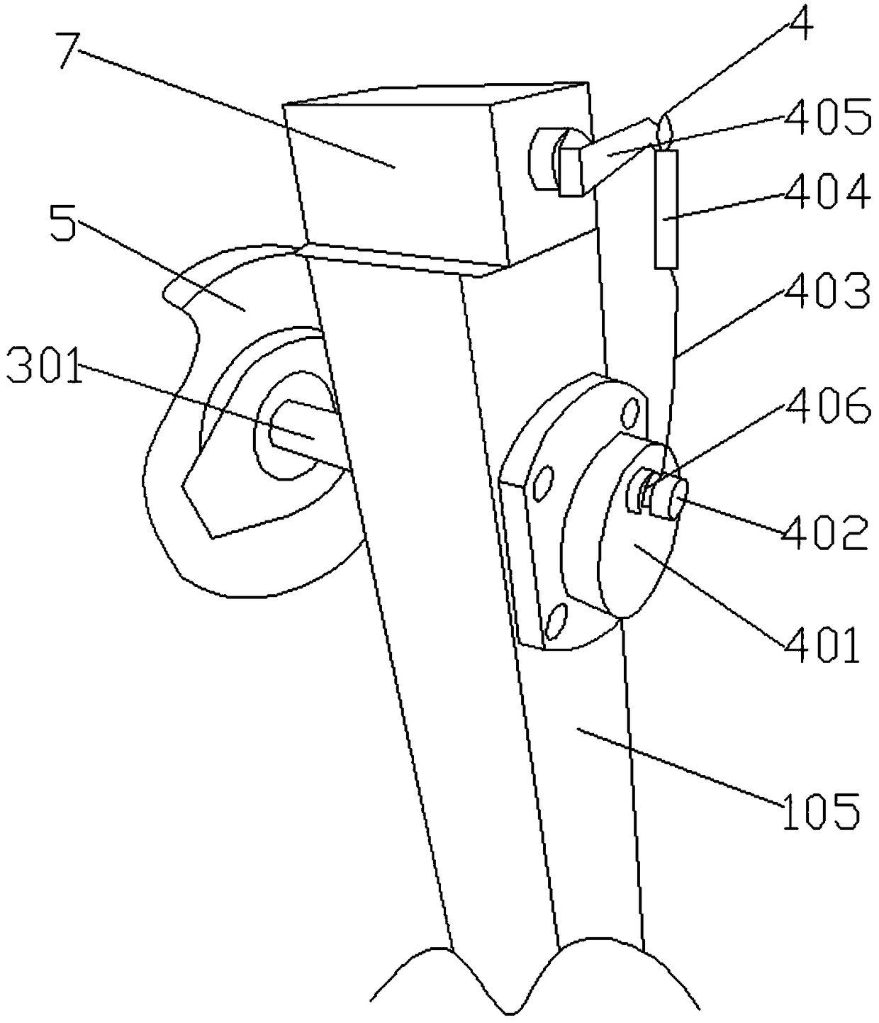 Height-adjustable reeling system