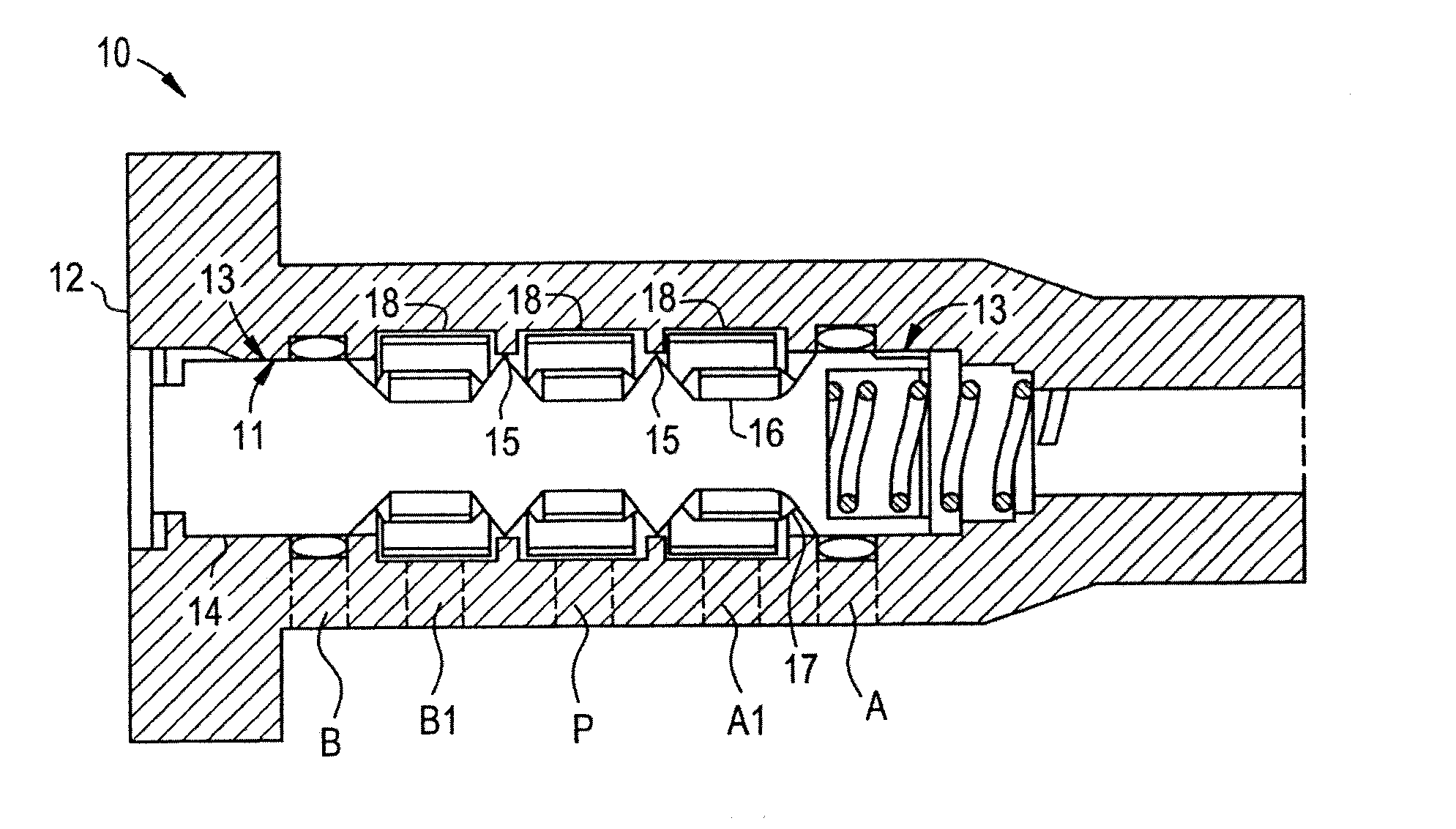 Hydraulic valve for an internal combustion engine