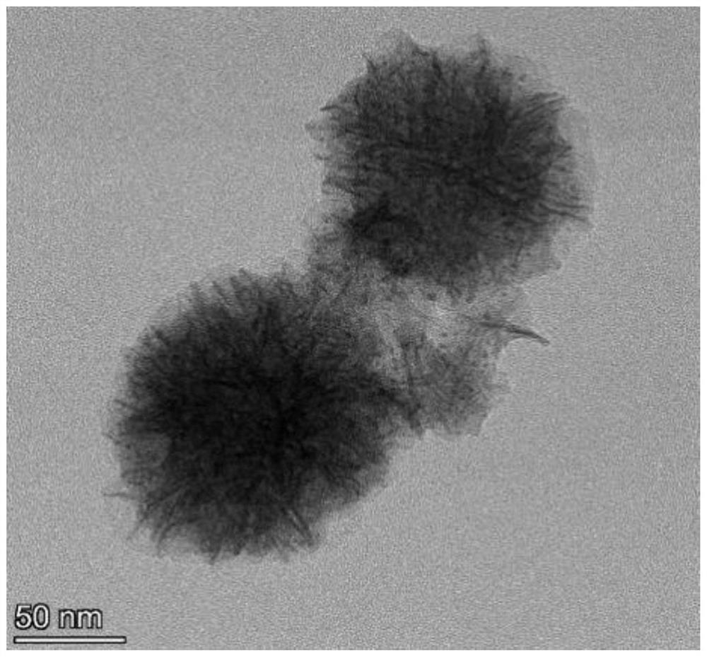 Manganese dioxide/iron platinum composite nanomaterial with synergistic catalysis function and preparation method and application thereof