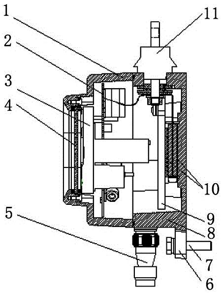 Online monitoring device of integrated lightning arrester