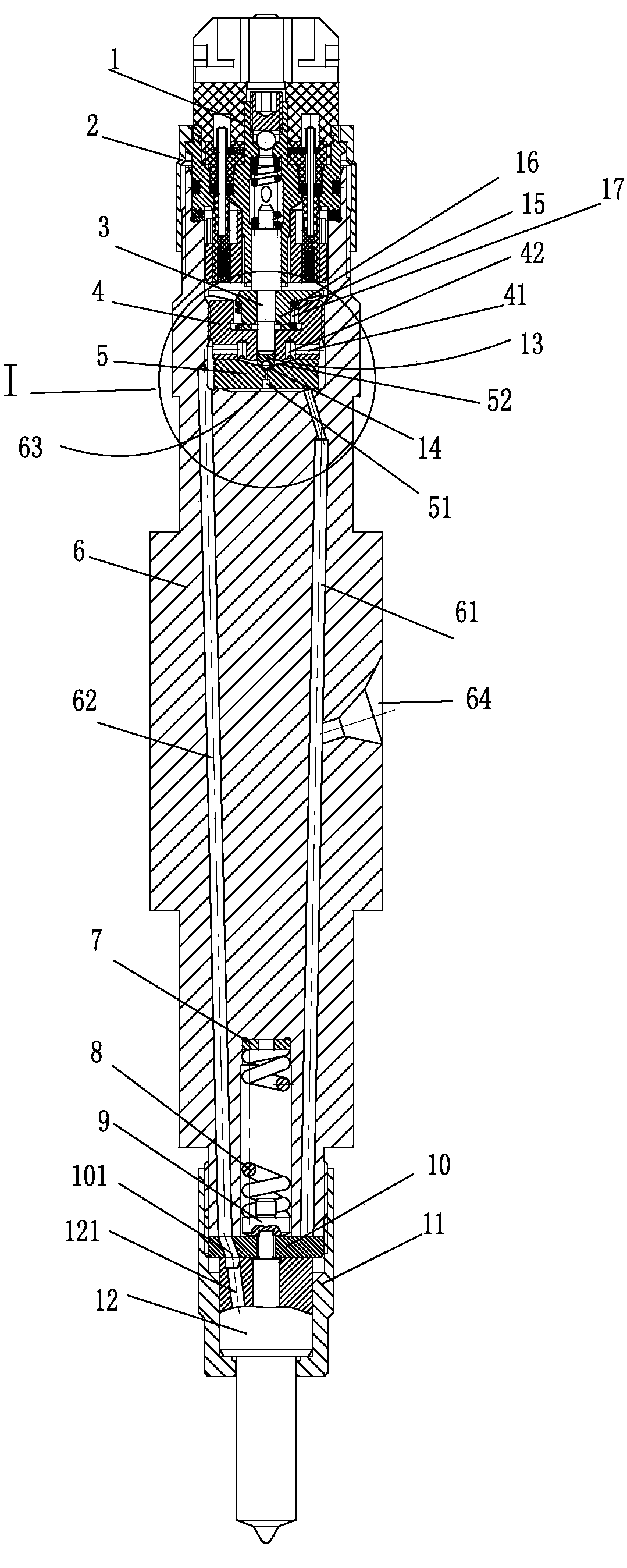 Oil-return-free common-rail oil sprayer