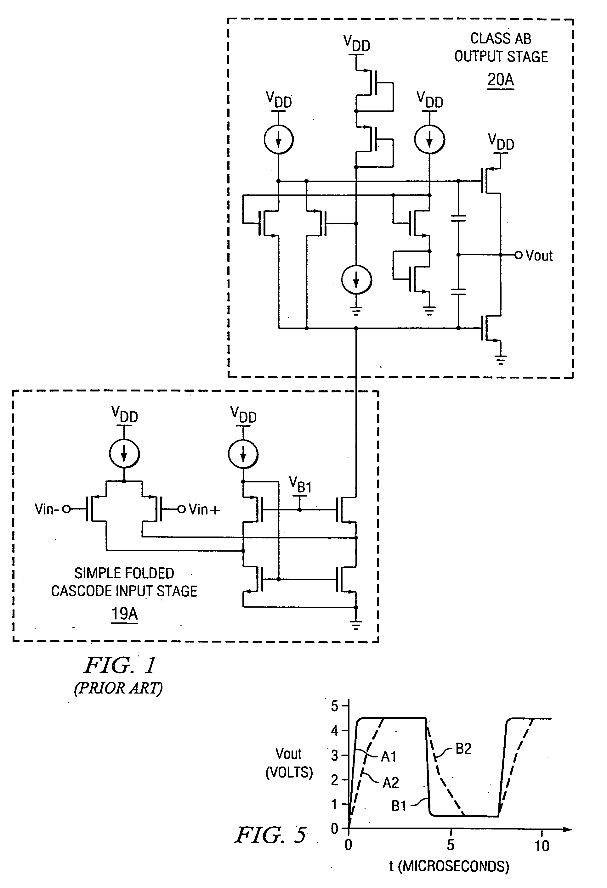 Slew rate enhancement circuitry for folded cascode amplifier