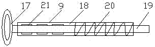 A rolling stone impact field simulation test device