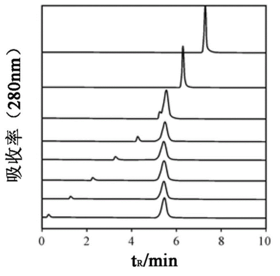 Multidimensional liquid phase chromatography separation system and separation method for protein separation