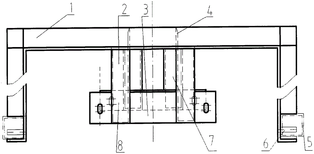 Novel agricultural machinery engine support