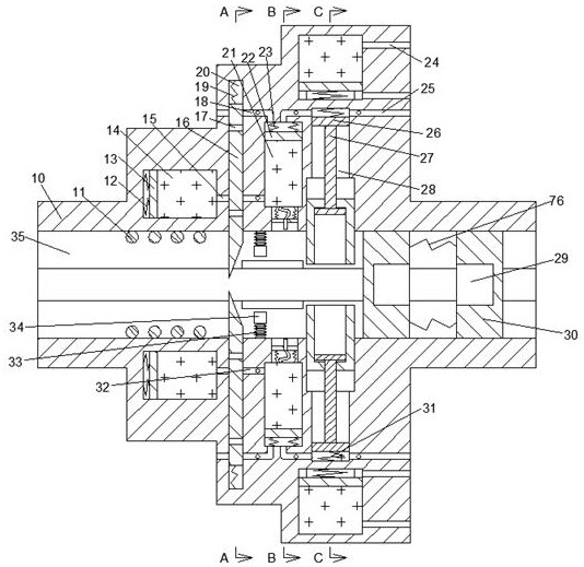 Mechanical and electrical product surface repairing device for accurately repairing concave parts and protrusions