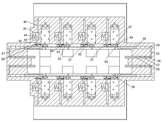 Mechanical and electrical product surface repairing device for accurately repairing concave parts and protrusions