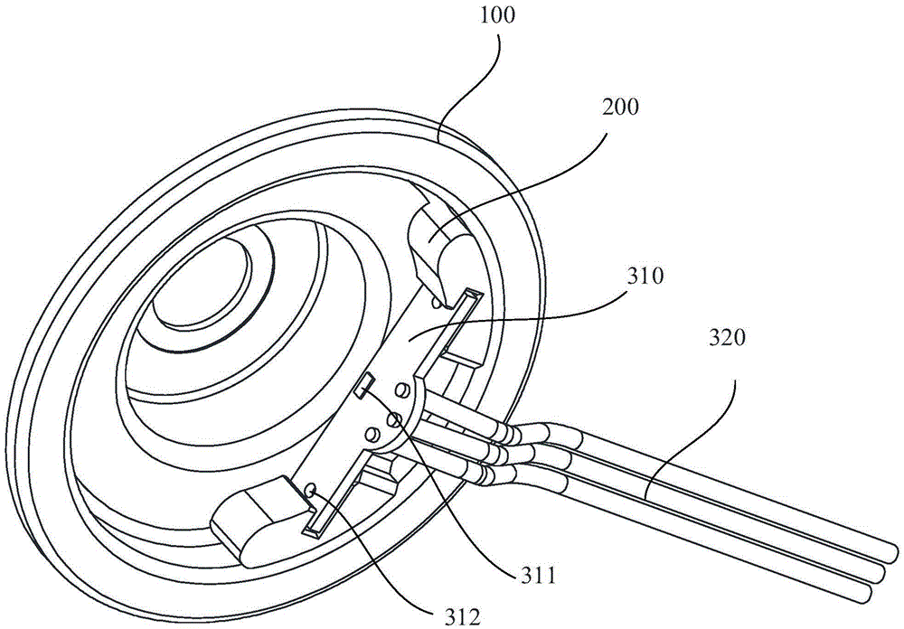 Plastic package motor