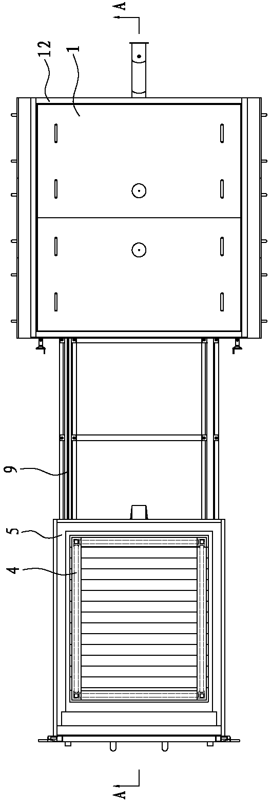 Solar polycrystalline silicon purification equipment employing directional solidification metallurgical method