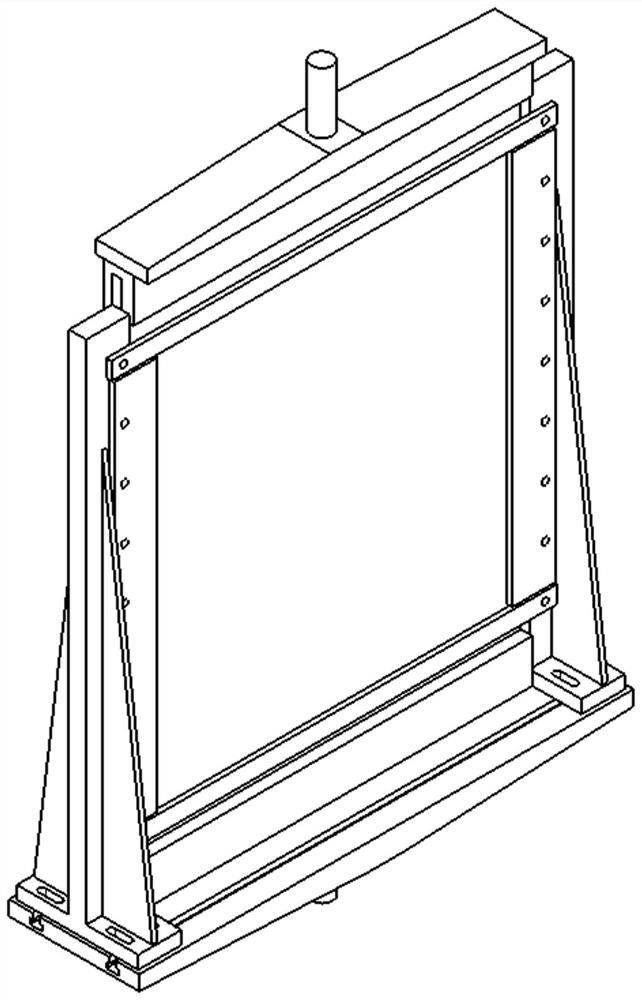 Axial compression test clamp