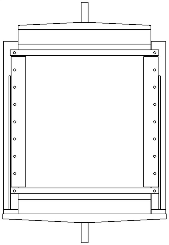 Axial compression test clamp