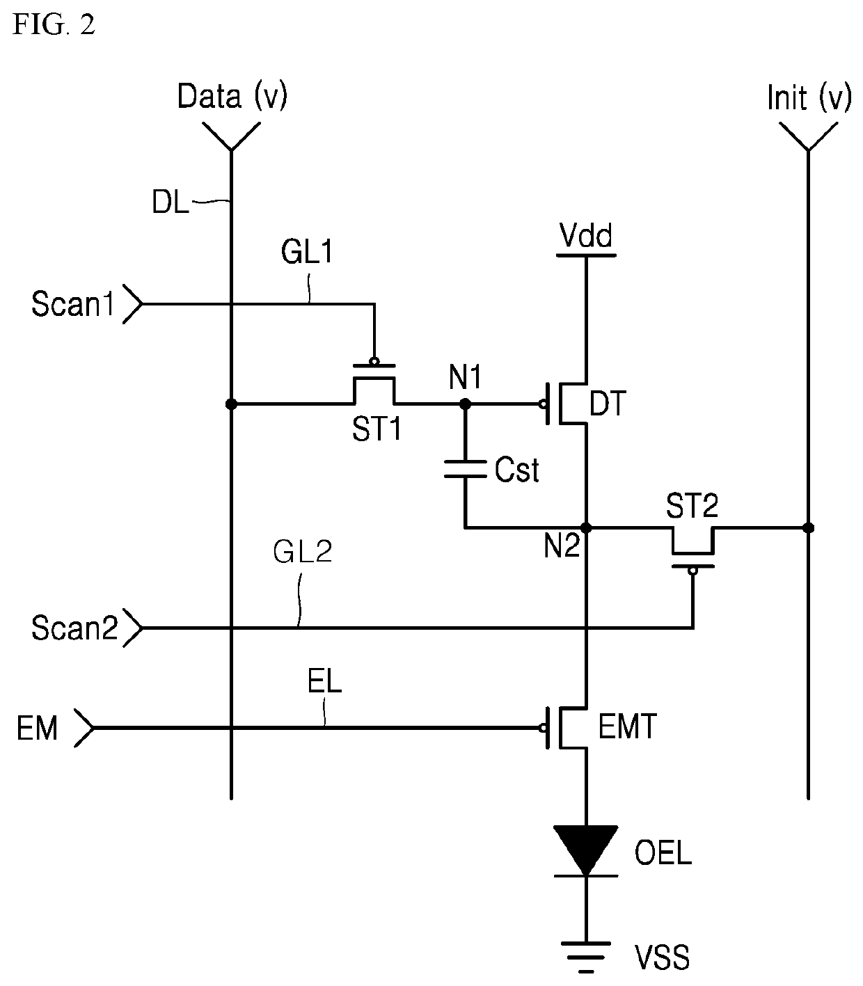 Gate driving circuit and image display device including ihe same