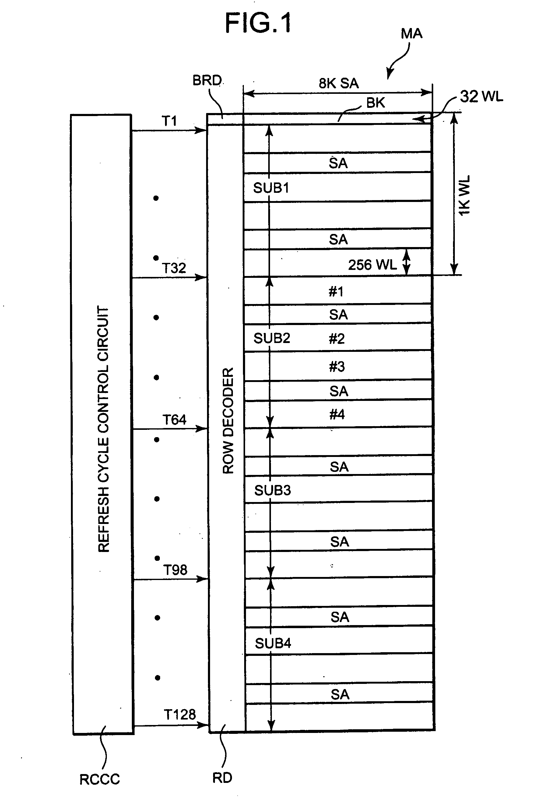 Dynamic semiconductor storage device