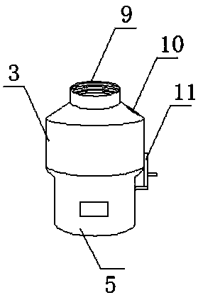 Garbage clearing device for kitchen sewer