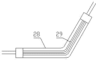 Coal reservoir fracture gas and water conductivity dynamic change simulation testing device